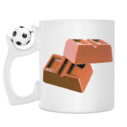 Кружка с футбольным мячиком
