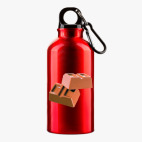 Металлическая бутылка 400 мл UV-DTF