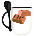 Кружка с ложкой