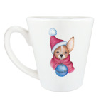 Новогодняя собачка с шариком