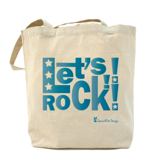 Сумка шоппер Let's Rock !