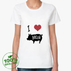 Женская футболка органик