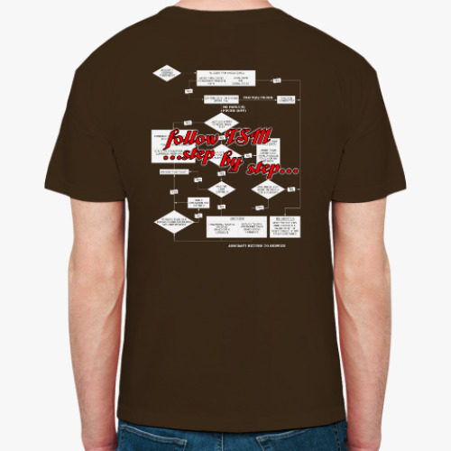 Футболка с принтом TROUBLESHOOTER