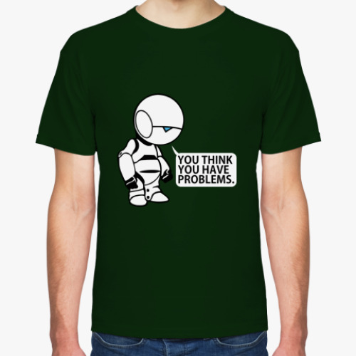 Футболка с принтом Марвин