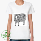 Женская футболка органик