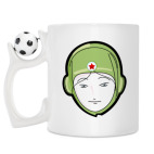 Кружка с футбольным мячиком