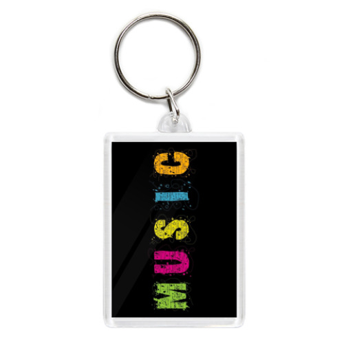 Брелок с принтом  Music