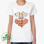 Женская футболка органик