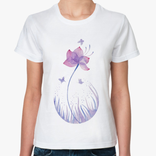 Классическая футболка Лунный цветок