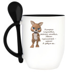 Кружка с ложкой