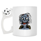 Кружка с футбольным мячиком