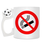 Кружка с футбольным мячиком