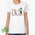 Женская футболка органик