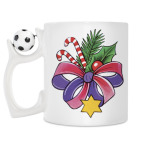 Кружка с футбольным мячиком