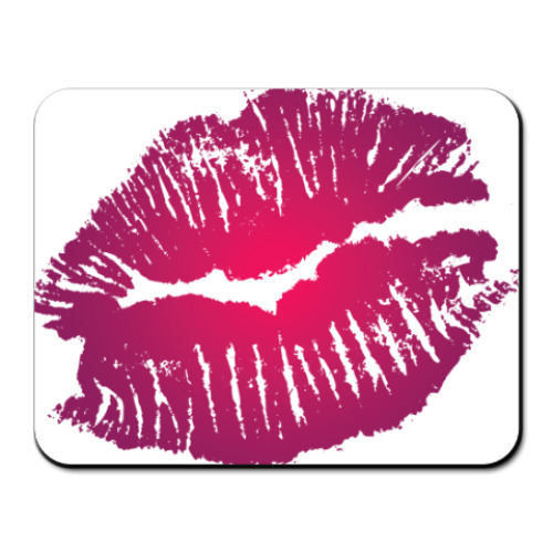 Коврик для мыши с принтом Kiss!