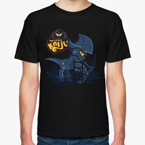 Футболка с принтом Кайдзю