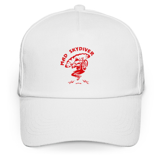 Кепка бейсболка с принтом MAD SKYDIVER