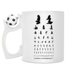 Кружка с футбольным мячиком
