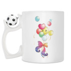 Кружка с футбольным мячиком