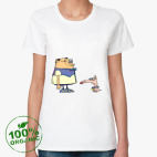 Женская футболка органик