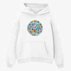 Толстовка худи оверсайз