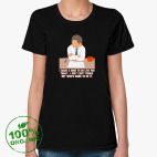 Женская футболка органик