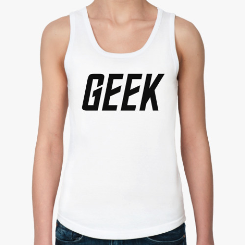 Женская майка Geek
