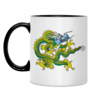 Кружка двухцветная