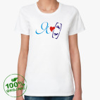 Женская футболка органик