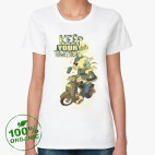 Женская футболка органик