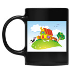 Кружка цветная UV-DTF