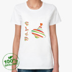 Женская футболка органик