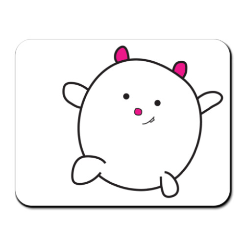 Коврик для мыши с принтом хомяк