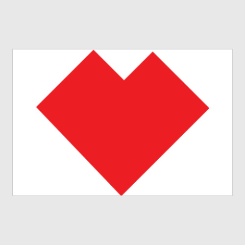 Постер Сердце танграм