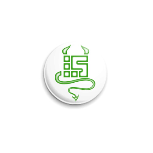 Значок 25мм с принтом  Diablo