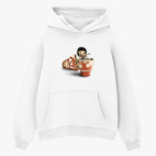 Толстовка худи оверсайз