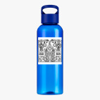 Прозрачная спортивная бутылка