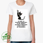 Женская футболка органик