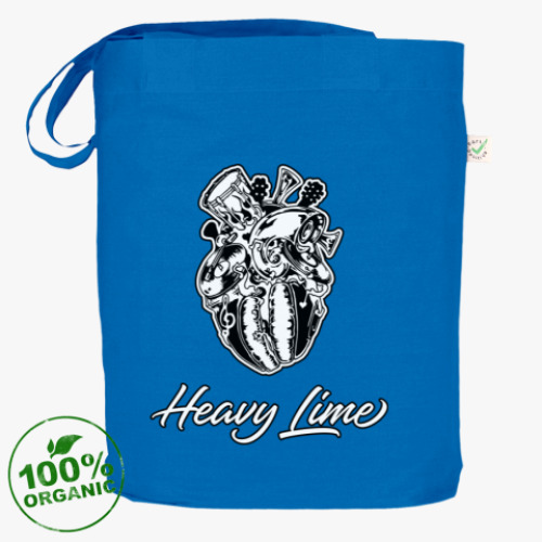 Сумка шоппер с принтом Heavy Lime