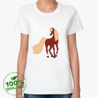 Женская футболка органик