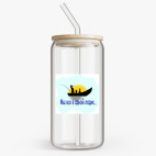 Банка с бамбуковой крышкой