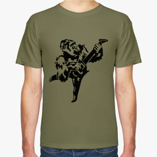 Футболка Горилла с гитарой