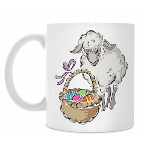 Кружка с принтом Пасхальный подарок