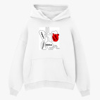 Толстовка худи оверсайз