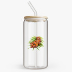 Банка с бамбуковой крышкой