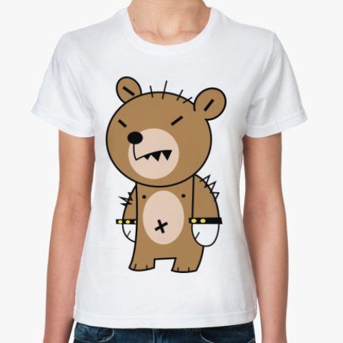 Классическая футболка Animals / Angry bear