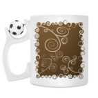Кружка с футбольным мячиком