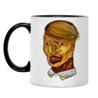 Кружка двухцветная