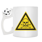 Кружка с футбольным мячиком