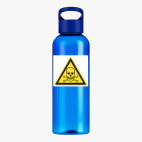 Прозрачная спортивная бутылка